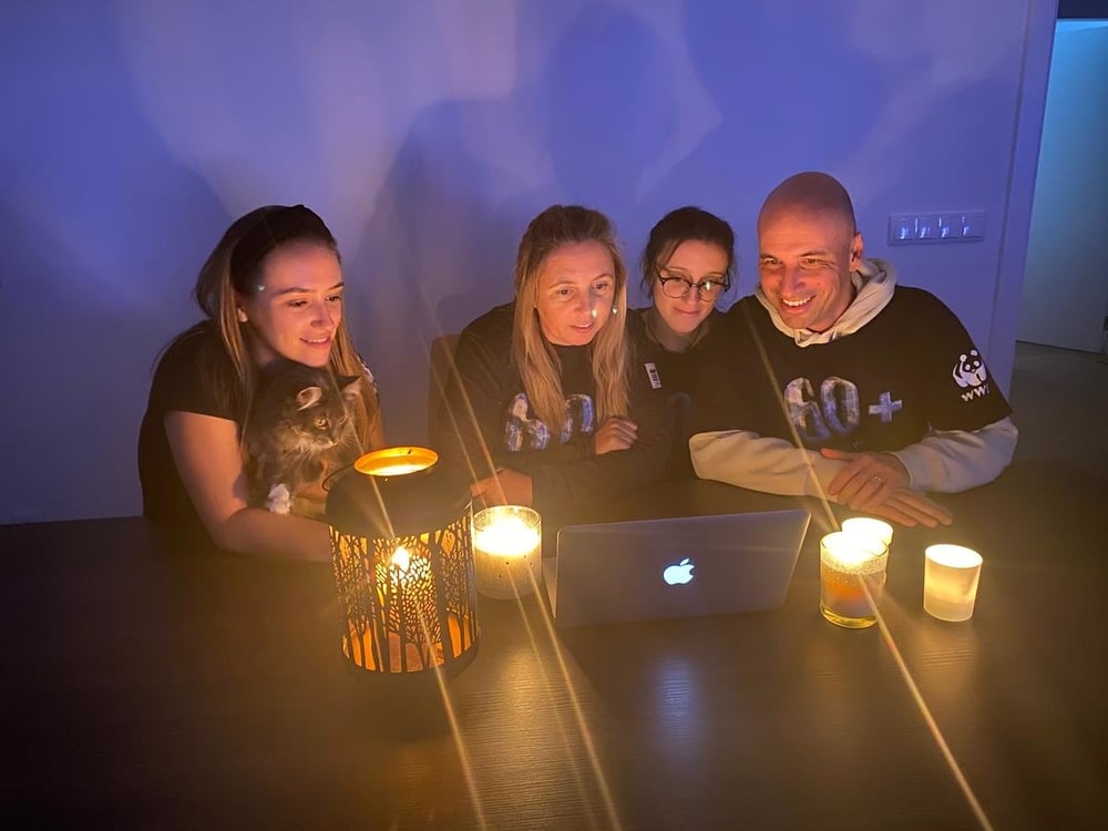 Earth Hour 2020 supporters in Portugal taking part virtually
